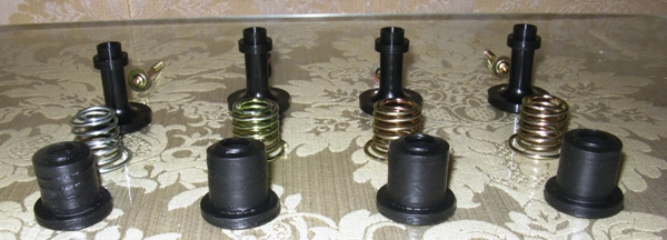 Revulcanized Rubber Boots, Springs and Feet View